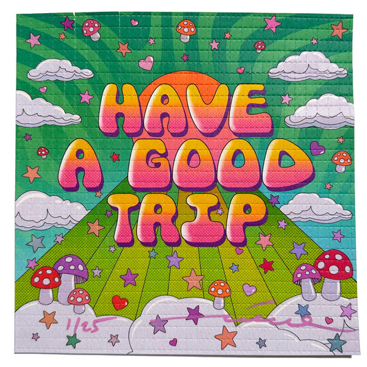 Sunset #2 Green Variant Blotter (Edition of 25)