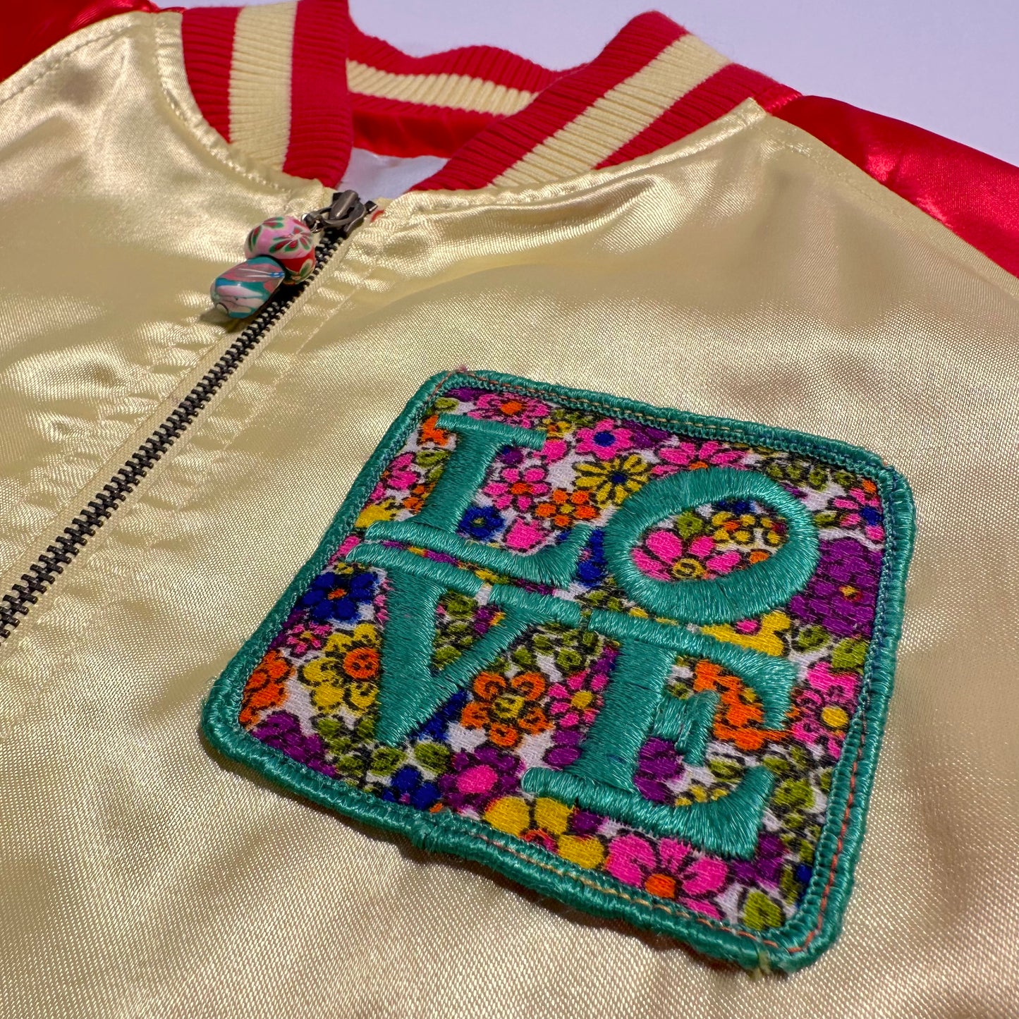 1/1 Upcycled & Embroidered LOVE Jacket