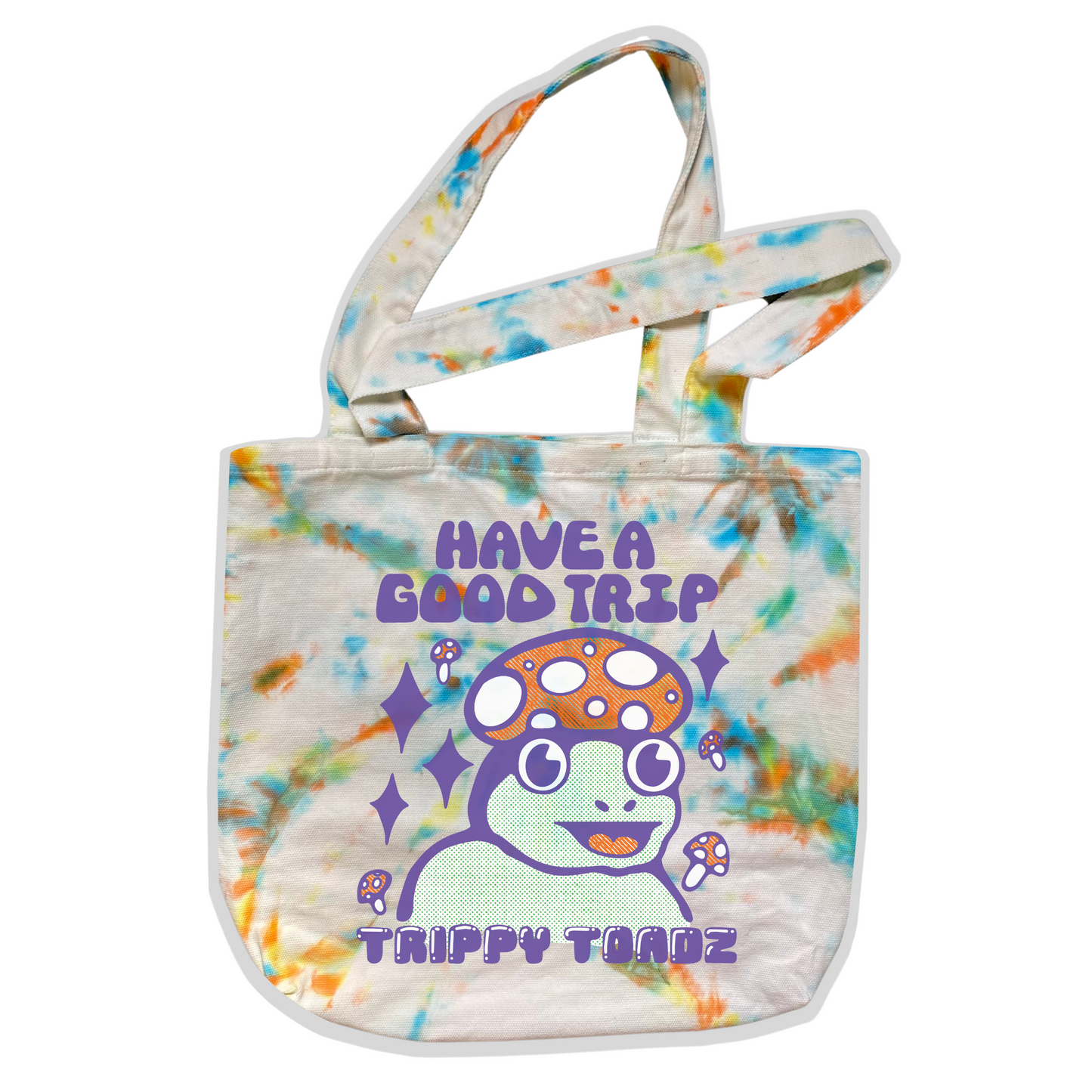 Trippy Toadz Tote Bag (Tie Dye)
