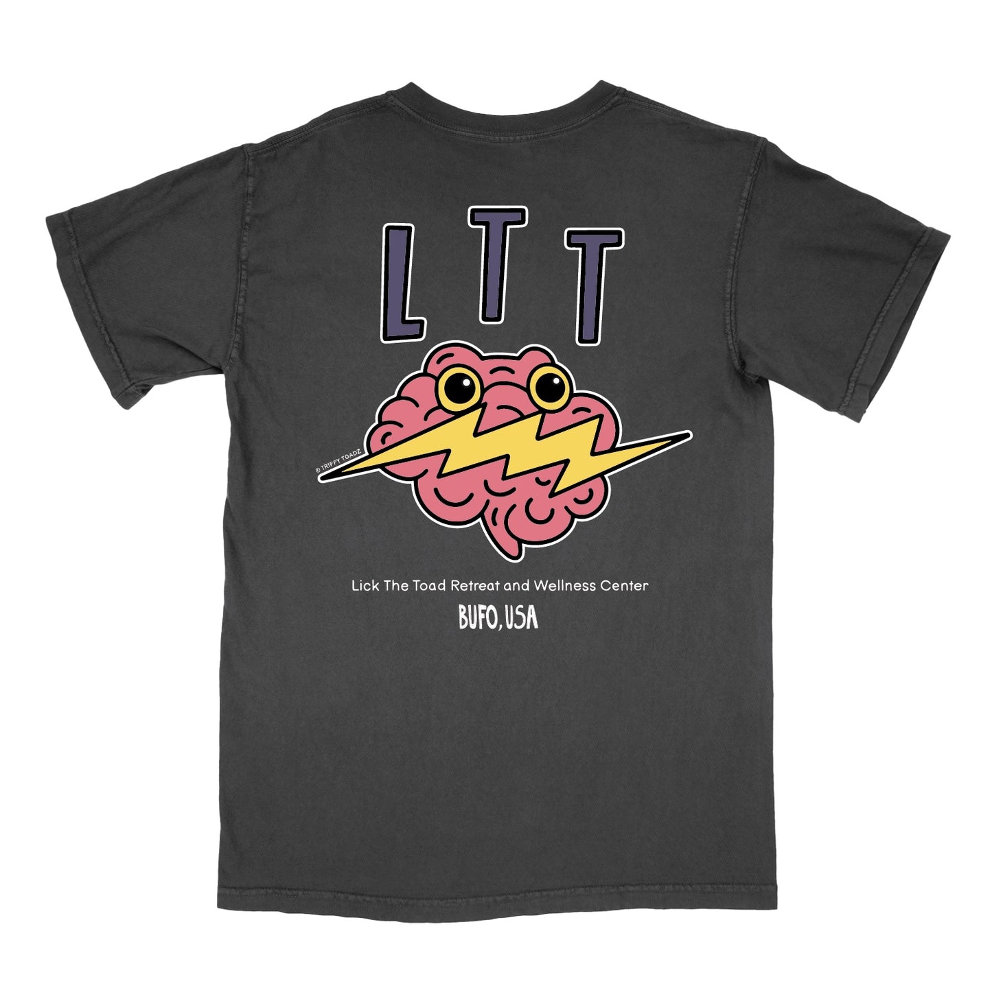 Lick The Toad Retreat and Wellness Center Tee (Black or Sand)