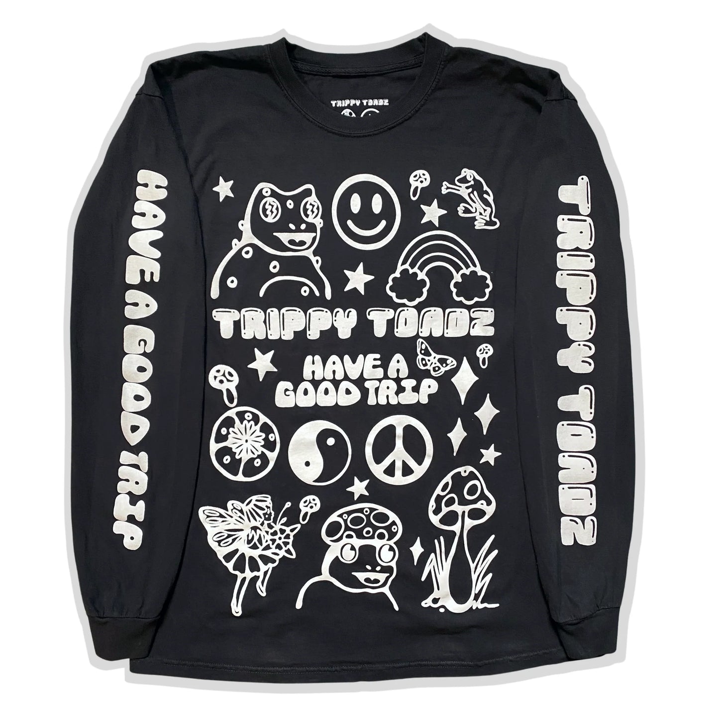 Trippy Toad Longsleeve (White or Black)