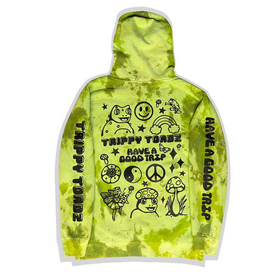 Trippy Toad Green Hoodie