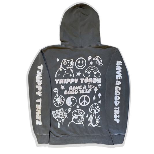 Trippy Toad Black Hoodie