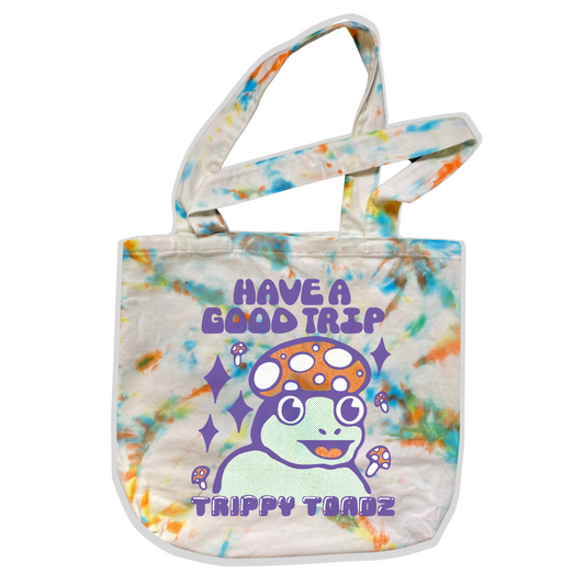 Trippy Toadz Tote Bag (Tie Dye)